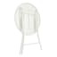 Providence Metal Patio Folding Table, White