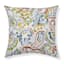 Malitta Billard Square Outdoor Throw Pillow, 16"