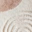 Sage Serenity Beige Arches High-Low Bath Rug, 17x24