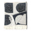 Crosby St. Black & White Geo Woven Throw Blanket, 50x60