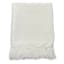 Crosby St. White Jacquard Woven Throw Blanket, 50x60