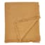 Honeybloom Light Brown Raw Edge Brushed Woven Throw 60x80