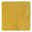 Yellow Plush Bed Blanket, Full/Queen