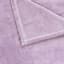 Purple Plush Bed Blanket, Twin/Twin XL