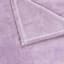 Purple Plush Bed Blanket, King