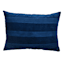 Providence Navy Blue Pleated Velvet Throw Pillow, 14x20
