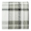Honeybloom Grey Plaid Plush Bed Blanket, Full/Queen