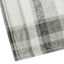 Honeybloom Grey Plaid Plush Bed Blanket, Full/Queen
