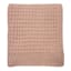 Pink Chenille Knit Throw Blanket, 50x60