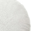 Crosby St. Grey Cotton Slub & Velvet Round Throw Pillow, 16"