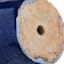 Arcadia Blue Ceramic Outdoor Planter, Medium