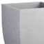 Japi All-Weather Square Stone Linea Outdoor Planter, Medium