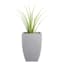 Japi All-Weather Square Stone Linea Outdoor Planter, Medium