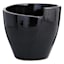 Crosby St. Black Petal Egg Outdoor Planter, Medium