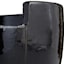 Crosby St. Black Petal Egg Outdoor Planter, Small