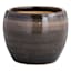 Found & Fable Black Foshan Ceramic Outdoor Planter, Small