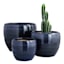 Found & Fable Blue Foshan Ceramic Outdoor Planter, Large