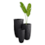 Crosby St. Elena Black Outdoor Planter, Small