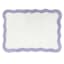 Tiny Dreamers Lavender Scalloped Border Bath Rug, 17x24