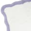 Tiny Dreamers Lavender Scalloped Border Bath Rug, 17x24