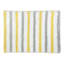 Tiny Dreamers Yellow & Grey Striped Bath Rug, 17x24