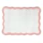 Tiny Dreamers Pink Scalloped Border Bath Rug, 17x24