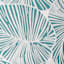 Found & Fable Turquoise Tropical Leaf Square Outdoor Throw Pillow, 20"
