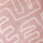 Tracey Boyd Pink Abstract Square Outdoor Throw Pillow, 18"