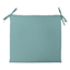 Canal Blue Canvas Outdoor Square Seat Cushion