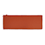 Terracotta Canvas Outdoor Bench Cushion