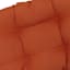 Terracotta Canvas Outdoor Wicker Settee Cushion