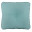 Canal Blue Canvas Outdoor Tufted Back Cushion