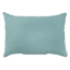 Canal Blue Canvas Lumbar Outdoor Throw Pillow, 14x20