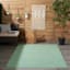 (E522) Positano Blue & Green Outdoor Area Rug, 5x7