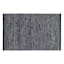 Black Melange Cotton Accent Rug, 27x45