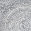 Found & Fable Silver Foil Medallion Printed Accent Rug, 27x45