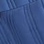 3-Piece Blue Stripe Washed Microfiber Quilt Set, Full/Queen
