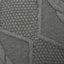 Honeybloom Dark Grey Knitted Throw Pillow, 18"