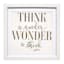 Dr. Seuss Glass Framed Foil Think & Wonder, Wonder & Think Wall Sign, 12"