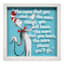 Dr. Seuss Glass Framed the More You Read Print Wall Decor, 12"