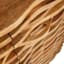 Wave Wooden Cabinet, Natural Mango Wood Finish