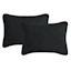 Crosby St. 3-Piece Black Washed Microfiber Quilt Set, Full/Queen