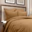 Honeybloom 3-Piece Light Brown Cotton Comforter Set, King