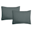 Honeybloom 3-Piece Blue Washed Microfiber Quilt Set, King
