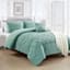 Found & Fable 5-Piece Light Green Tufted Comforter Set, Full/Queen