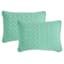 Found & Fable 3-Piece Light Green Washed Microfiber Quilt Set, King