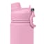 Hydraflow Pastel Pink Hybrid Vacuum Insulated Bottle with Dual Lid, 17oz