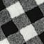 Black Buffalo Check Tufted Cotton Bath Rug, 20x30