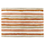 Coral Striped Tufted Cotton Bath Rug, 20x30
