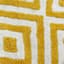 Yellow Diamond Tufted Bath Rug, 20x30
